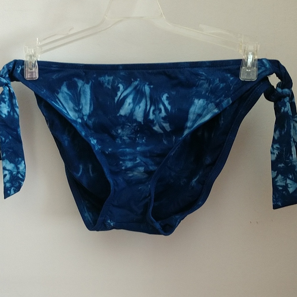 Lucky Brand Indigo Blue Tie Dye Bikini BOTTOM NWT